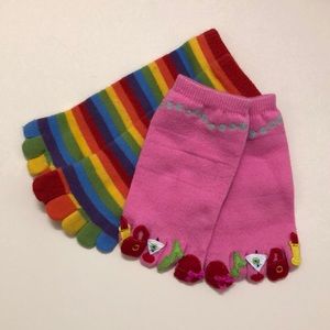 2 Pairs of Toe Socks